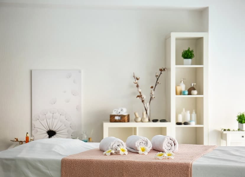 Acupuncture and wellness treatment room at Health Pointe Jacksonville