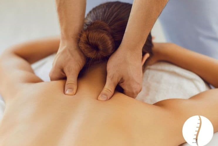 Woman enjoying massage therapy treatment at Health Pointe Jacksonville, FL